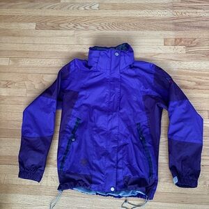 The North Face Womens Purple Raincoat